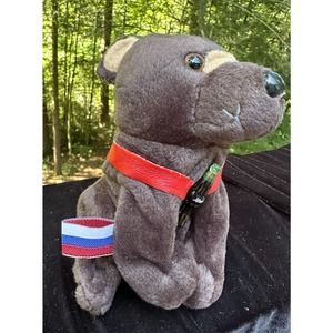 Coca-Cola Plush Bean Bag Barris Bear 1999 International Collection Russia -S19